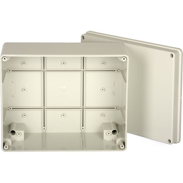 Scame Puszka natynkowa hermetyczna IP56 240x190x125mm bez dławnic Scabox Scame 686.408 szara 13475513 8001636066936