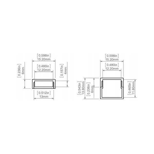 Taśma LED Prescot Prescot MICRO-ALU-2M B1888NA_2 profil LED biały 13476427 5906660780052