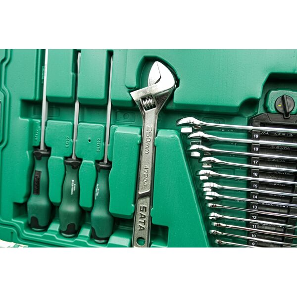 Zestaw narzędzi SATA SATA ZESTAW KLUCZY  124el  1/4"  3/8" 1/2"WALIZKA 13476672 7891645082369