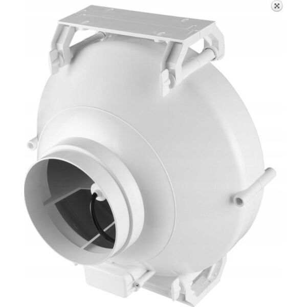 AWENTA Wentylator promieniowy kanałowy Awenta WP150/160 fi150/160mm 565/640/770m3/h 112/115/120W 230V biały 13476900 5905033299467