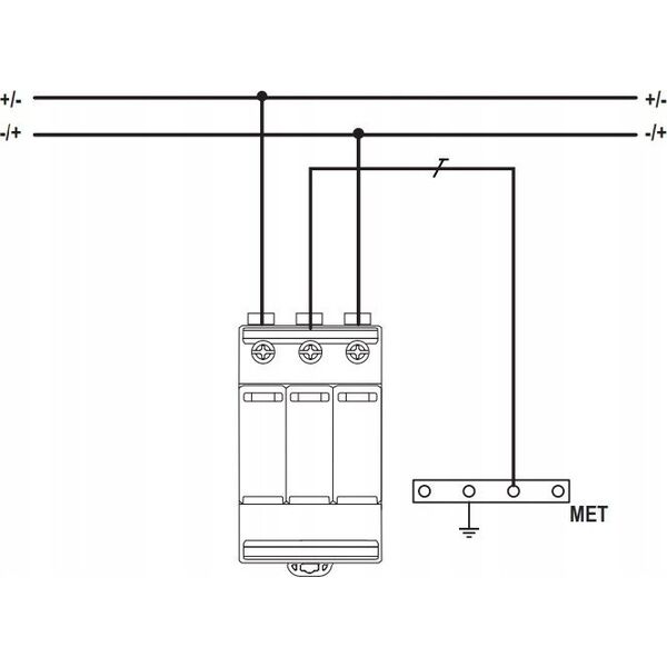 Etipo Ogranicznik przepięć ETI Polam ETITEC M T1 T2 B C 002440513 do systemów PV M T12 1500/12,5 Y 13477086 3838895839378