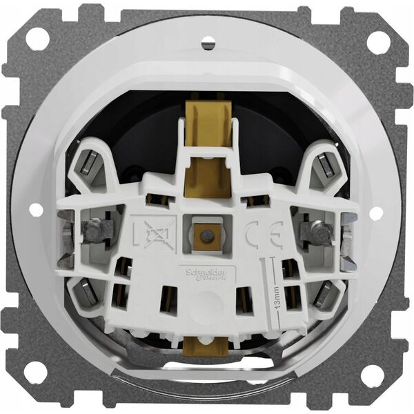 SCHNEIDERE Gniazdo schuko Schneider Sedna Design SDD214023 z przesłonami IP44 czarny antracyt Design & Elements 13477181 3606481482150