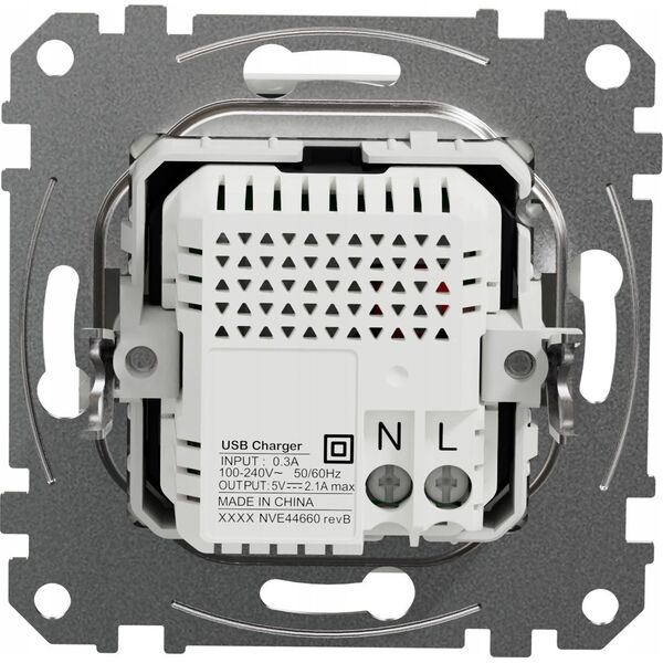 SCHNEIDERE Gniazdo ładowania USB Schneider Sedna Design SDD111401 A+C 2,1A białe Design & Elements 13477182 3606481478368