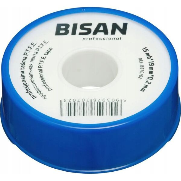 Bisan Profesjonalna taśma Bisan B870702 P.T.F.E 0,20mm/19mm/15mb niebieska 13477258 5903978707023