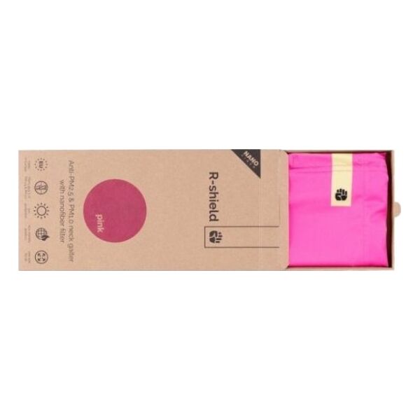 Respilon R-Shield Pink komin z nanowłókna antysmogowy, antywirusowy, antyalergiczny, antybakteryjny EAN 8594190530550 13479772 8594190530550
