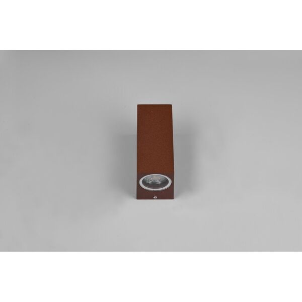 Kinkiet DELIGHT Trio Roya 204269224 kinkiet lampa ścienna zewnętrzna IP44 2x35W GU10 brązowy 13484575 4017807519044