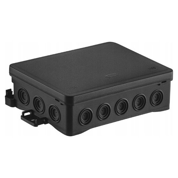 Simet Puszka instalacyjna naścienna Simet Fastbox&Hook 35404107 NS9 czarna 13486406 5907813232442