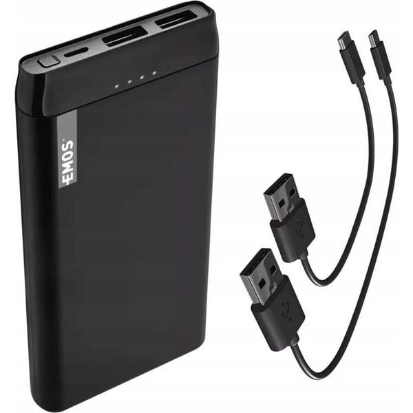 Emos Powerbank Emos B0526B ALPHA 10S 10000mAh 10W czarny 13491357 8592920084083