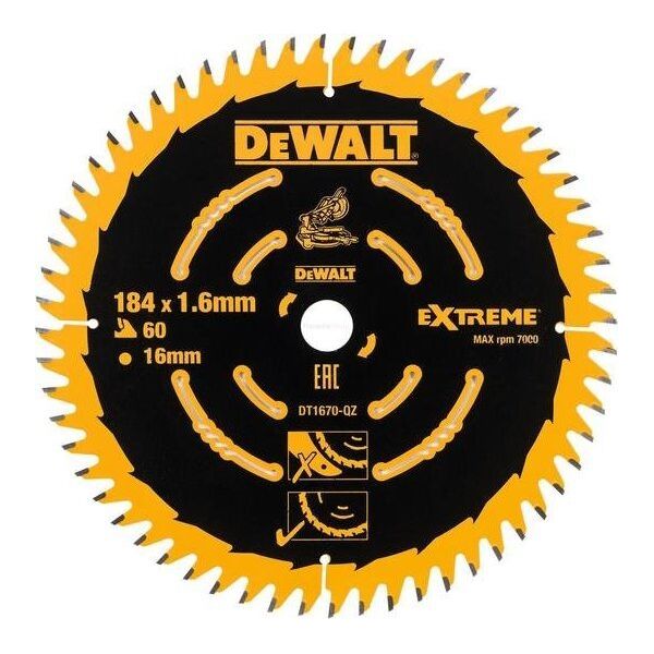 Dewalt tarcza elite csb 184 x 16mm 60t 13497159 5035048537053