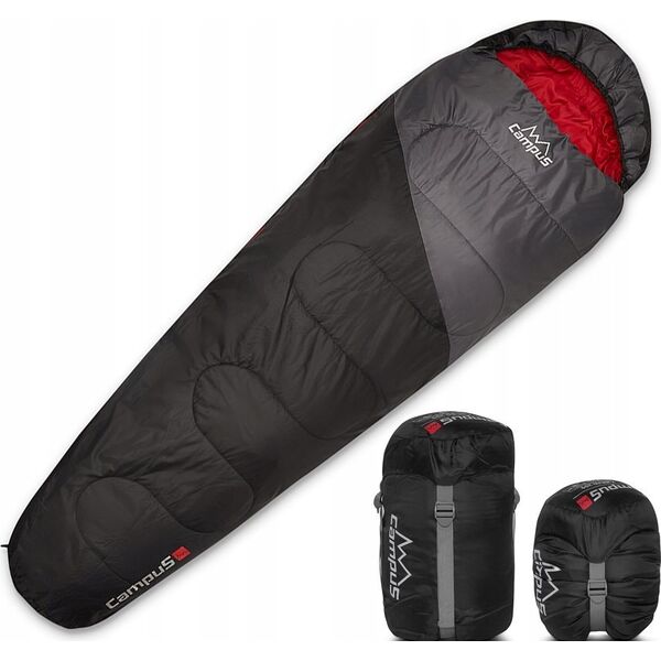 Campus Campus Kjerag 250 Right Sleeping Bag CUP702123200 Czarne One size 13497785 5904310985895