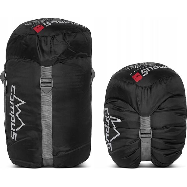 Campus Campus Kjerag 250 Right Sleeping Bag CUP702123200 Czarne One size 13497785 5904310985895