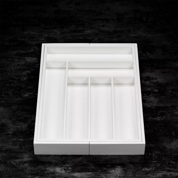 KingHoff WKŁAD BAMBUSOWY DO SZUFLADY KINGHOFF KH-1748 biały 13512108 5908287217485