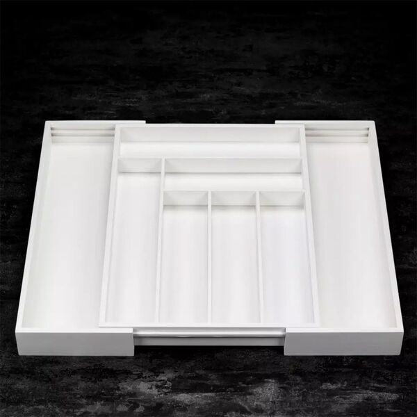 KingHoff WKŁAD BAMBUSOWY DO SZUFLADY KINGHOFF KH-1748 biały 13512108 5908287217485