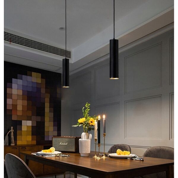 Lampa wisząca ECOLIGHT2 Eco Light EC79976 lampa wisząca zwis 1x35W GU10 czarna 13512441 5901986799764