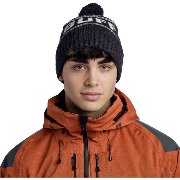 Buff Buff Hido Knitted Hat Beanie 1323325551000 Czarne One size 13514119 8428927542144