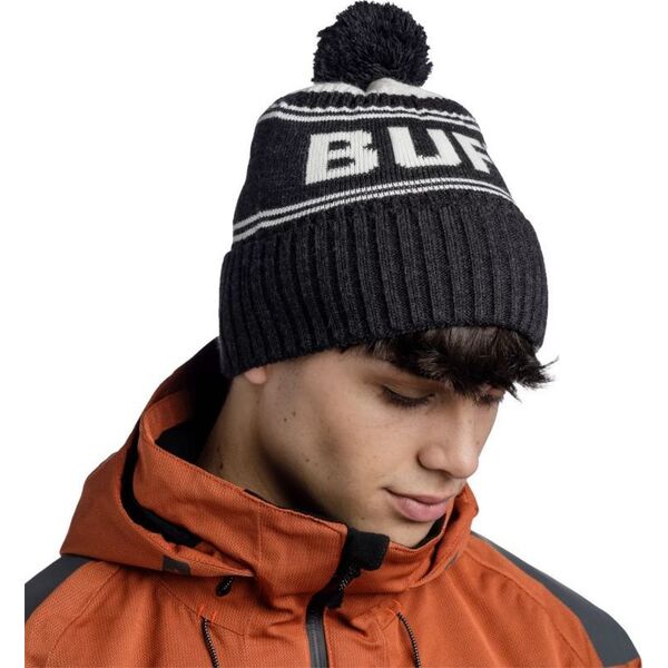 Buff Buff Hido Knitted Hat Beanie 1323325551000 Czarne One size 13514119 8428927542144