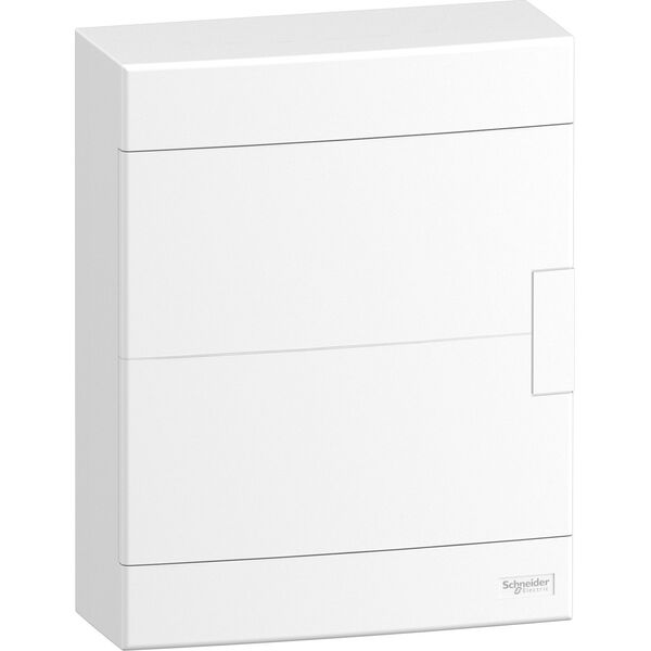 SCHNEIDERE Rozdzielnica natynkowa Schneider 2x12 IP40 IK07 Easy9 EU EZ9EU-2-12-NT-P EZ9EUD212 biała drzwi białe 13518174 3606486370117