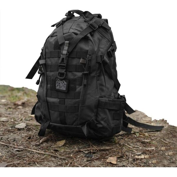 Offlander OFFLANDER PLECAK TURYSTYCZNY SURVIVAL TREKKER 25L CZARNY 13521803 5903733009102