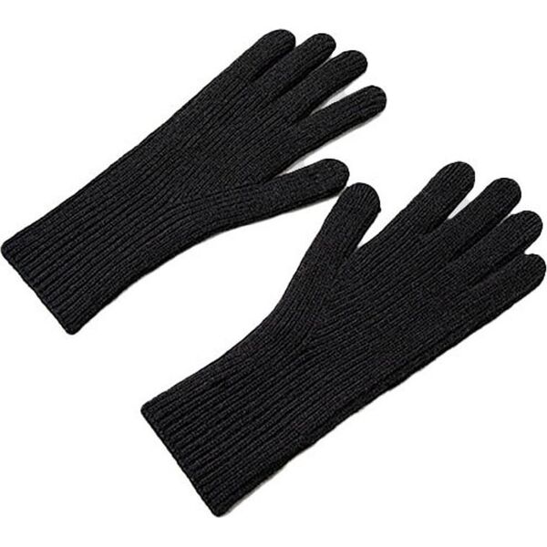 Hurtel Rękawiczki z dzianiny do telefonu z wycięciem na palce unisex czarne Rękawiczki z dzianiny do telefonu z wycięciem na palce unisex czarne 13528852 5907769307973