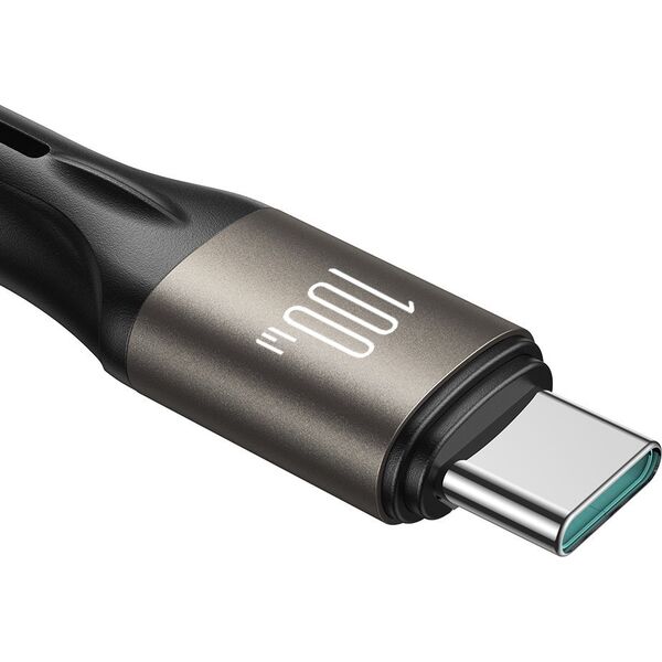 Joyroom Kabel przewód USB-C 100W Light-Speed Series 1.2m czarny Kabel przewód USB-C 100W Light-Speed Series 1.2m czarny 13528905 6941237102676