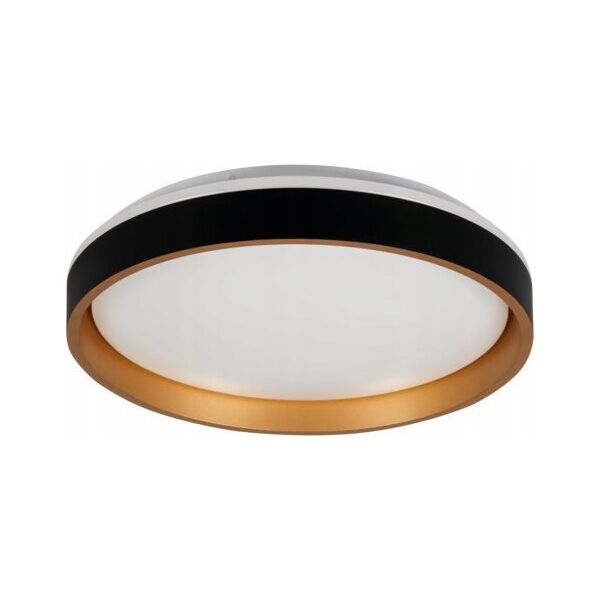 Lampa sufitowa Kanlux Kanlux Soln 37324 plafon lampa sufitowa 1x17,5W LED 4000K czarny/złoty 13530620 5905339373243