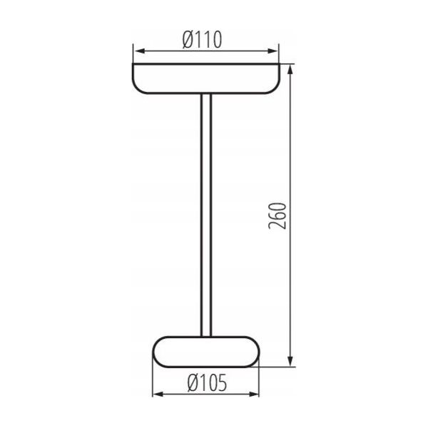 Lampa stołowa Kanlux Kanlux Fluxy 37310 lampa stołowa lampka 1x1,7W LED 3000K biała 13531392 5905339373106