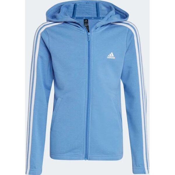 Adidas Bluza adidas 3 Stripes Full-Zip Hoodie girls IS2632 13542268 4067887312332