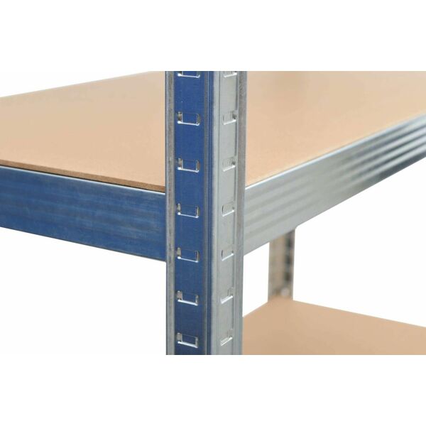 AWTools AWTOOLS REGAŁ 5 PÓŁEK 200x90x40 NOŚNOŚĆ 200kg / 4.0mm - WCISKANY SZYBKI MONTAŻ 13550775 5903678620059