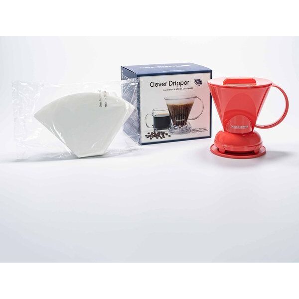 Clever Clever Dripper - Zaparzacz do kawy L 500ml koralowy + 100 filtrów 13550946 4715838467500