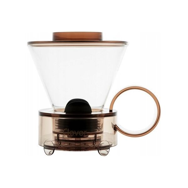 Clever Clever Dripper - Zaparzacz do kawy szklany 500ml przezroczysty brązowy 13550947 4715838469214