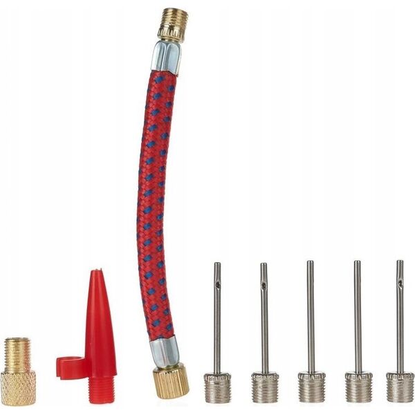 Geko Zestaw końcówek do pompki – igła, wężyk, adapter 8el. (40/500) 13554055 5901477183010