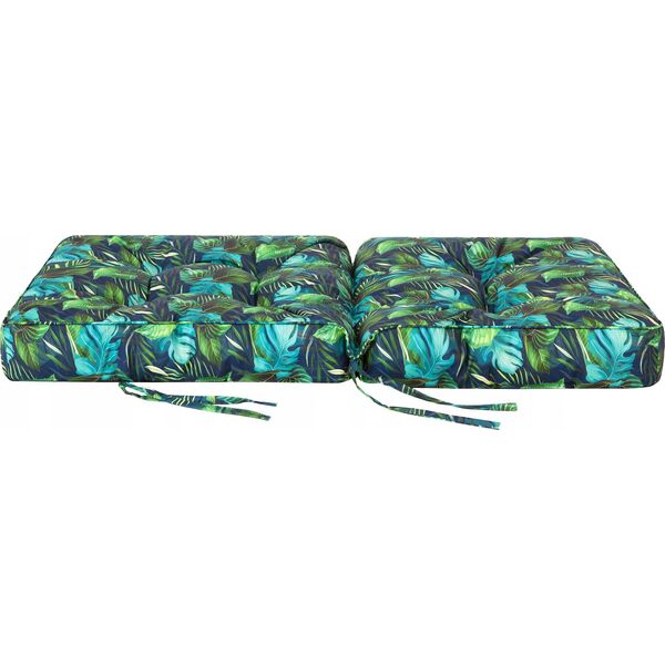 Hobbygarden 50 cm PODUSZKA VENUS 3D NIEBIESKIE LIŚCIE 13558221 5902414544208