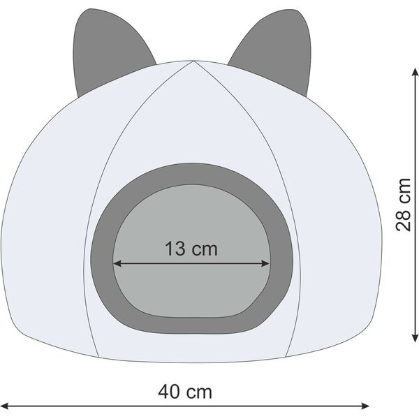 DOGGY R1 KITTY HEAD NIEBIESKI 13558377 5902414547872