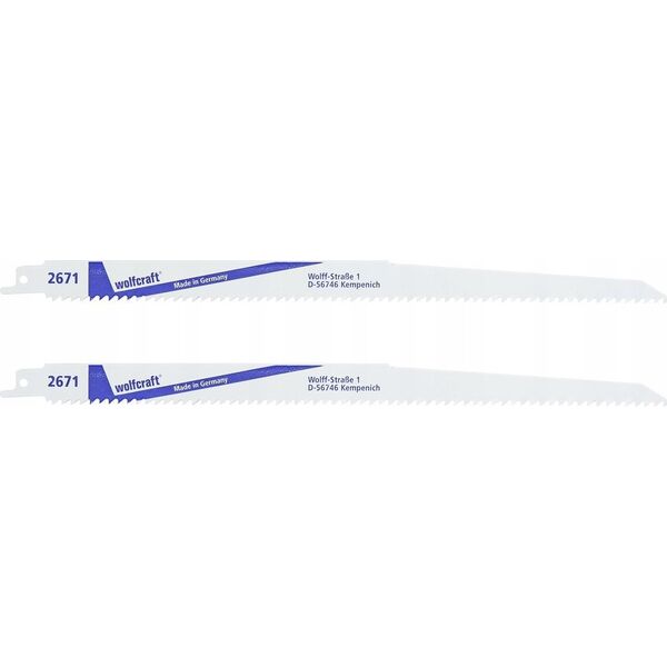 Wolfcraft 2 brzeszczoty szablaste BiM Wolfcraft dł. 280 mm 13569926 4006885267107