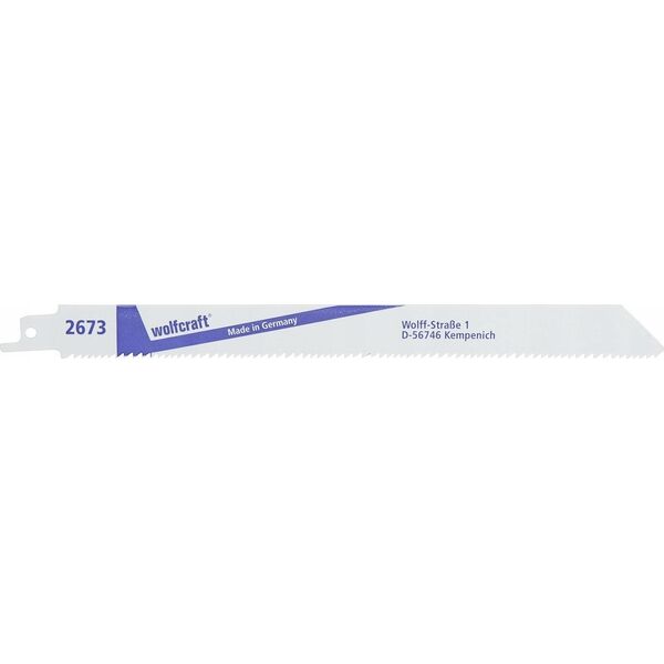 Wolfcraft 2 brzeszczoty szablaste BiM Wolfcraft dł. 210mm 13569927 4006885267305