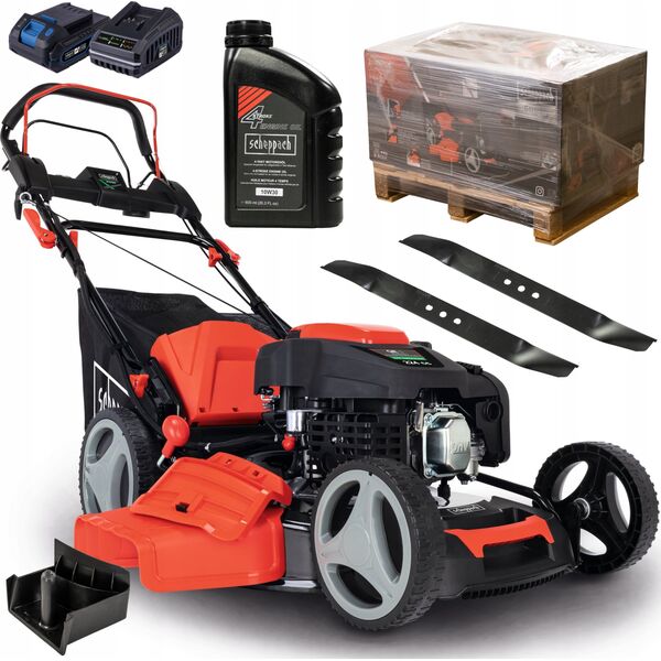 Kosiarka spalinowa Scheppach Kosiarka spalinowa Scheppach MS225-53E elektrostart + olej + nóż 13569937 4046664228011