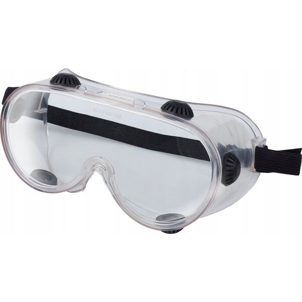Wolfcraft Okulary ERGO ochronne Wolfcraft - pełne, wentylowane / CE 13572657 4006885493803