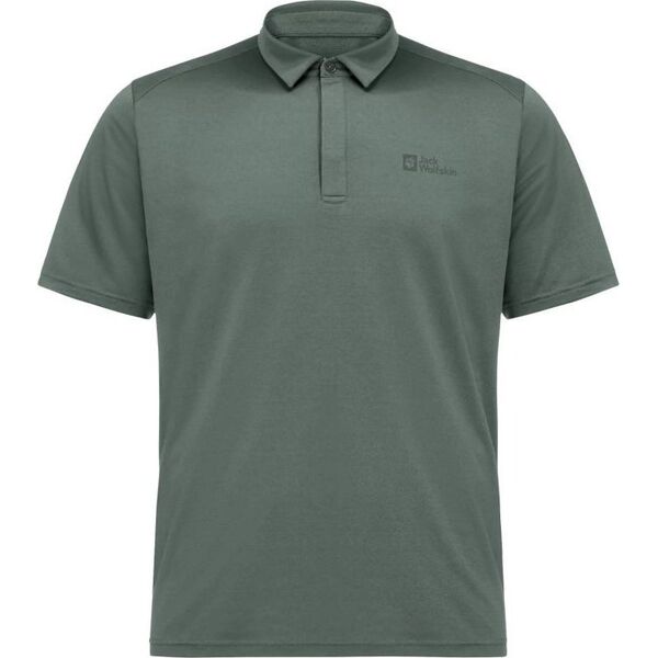 Jack Wolfskin Jack Wolfskin Delfami Polo Shirt 1809801-6000 Czarne S 13574784 4064993981346