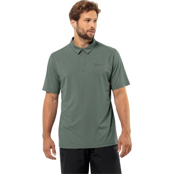 Jack Wolfskin Jack Wolfskin Delfami Polo Shirt 1809801-6000 Czarne S 13574784 4064993981346