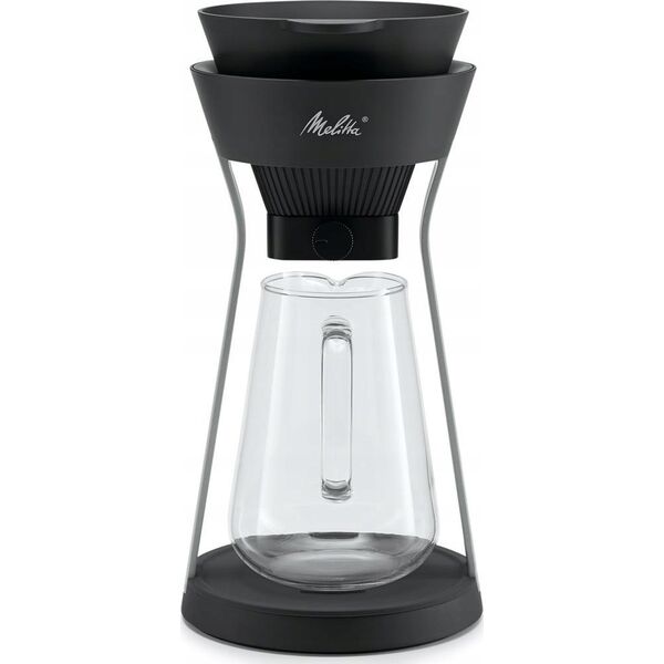 Melitta Melitta - AMANO Czarno-srebrny - Stacja z dripperem do parzenia kawy 13575718 4006508224159