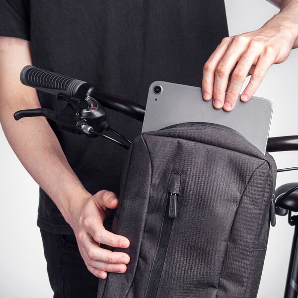 Wozinsky Sakwa torba rowerowa na tablet mocowana na kierownicę z paskiem na ramię szara Sakwa torba rowerowa na tablet mocowana na kierownicę z paskiem na ramię szara 13576594 5907769308642