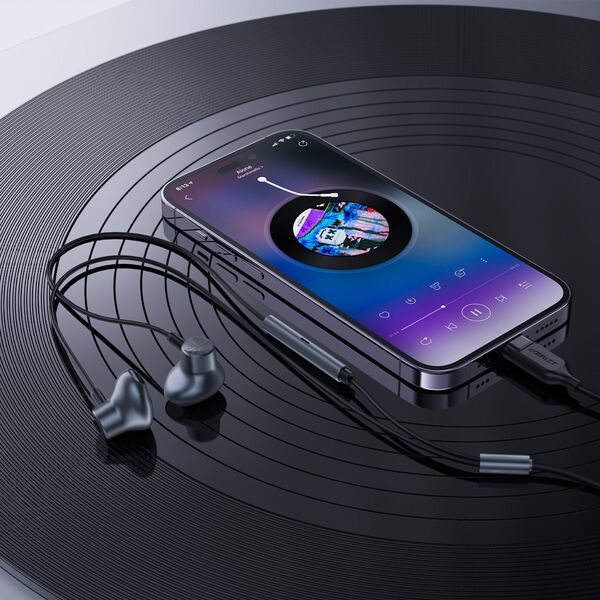 Słuchawki Acefast Słuchawki douszne do iPhone iPad ze złączem Lightning 1.2 m czarne Słuchawki douszne do iPhone iPad ze złączem Lightning 1.2 m czarne 13576599 6974316282624