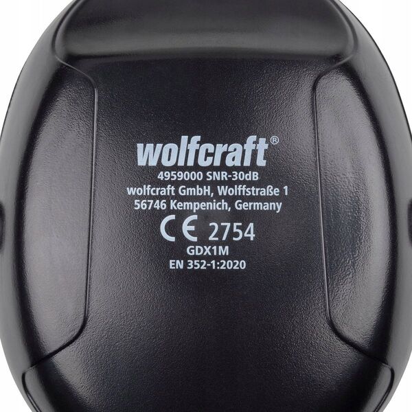 Wolfcraft Nauszniki ochronne PROFI, Wolfcraft 13576726 4006885495906