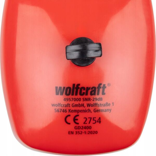 Wolfcraft Nauszniki ochronne Wolfcraft - Standard 29 db 13576730 4006885495708