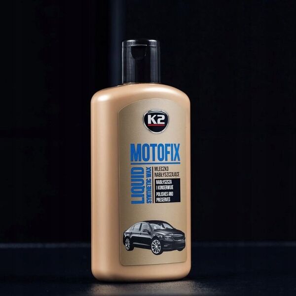 K2 K2 MLECZKO NABŁYSZCZAJĄCE DO LAKIERU MOTOFIX 250ML 13576753 5906534019745