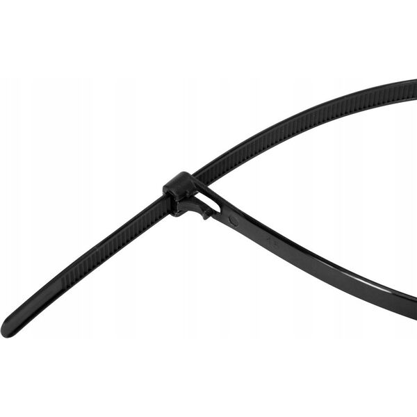 Yato YATO OPASKA PLASTIKOWA SAMOZACISKOWA CZARNA  7,6*250 /50szt 13581637 5906083105678