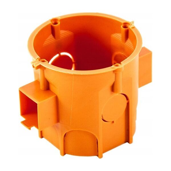 Pawbol Puszka instalacyjna Pawbol PK60 lux A.0006BLP łączeniowa, głęboka IP30 pomarańczowa 13581891 5901350823910