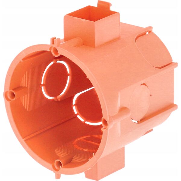Pawbol Puszka instalacyjna Pawbol PK60 lux A.0006BLP łączeniowa, głęboka IP30 pomarańczowa 13581891 5901350823910