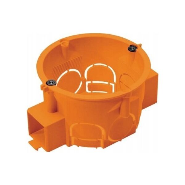 Pawbol Puszka instalacyjna Pawbol PK60 A.0005LP łączeniowa, płytka z wkrętami IP30 pomarańczowa 13582315 5902983334514