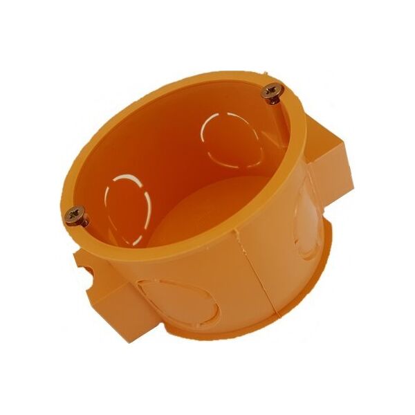 Pawbol Puszka instalacyjna Pawbol PK60 A.0005LP łączeniowa, płytka z wkrętami IP30 pomarańczowa 13582315 5902983334514